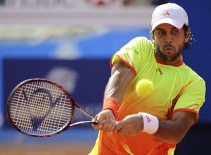 Fernando Verdasco durante el partido