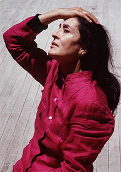 La actriz griega Irene Papas.