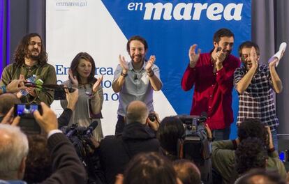 Mitin de Pablo Iglesias con En Marea en A Coru&ntilde;a.