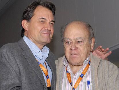 Artur Mas i Jordi Pujol, el 2010.