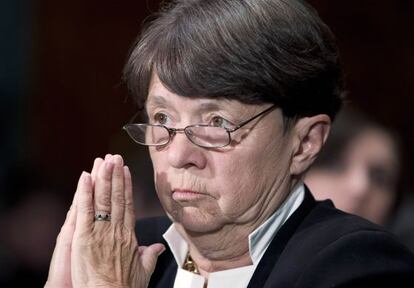 La presidenta de la SEC, Mary Jo White.