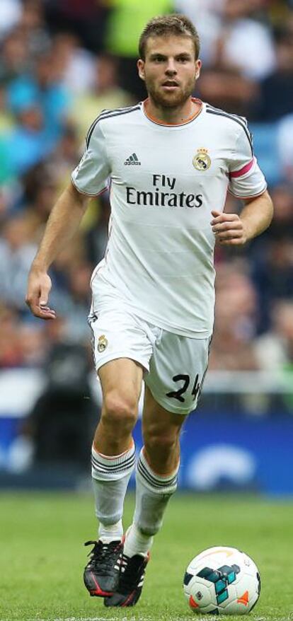 Illarramendi, en un partido con el Real Madrid.