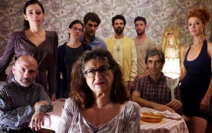 Reparto de la última obra de teatro de Abel Zamora, 'Yernos que aman'.