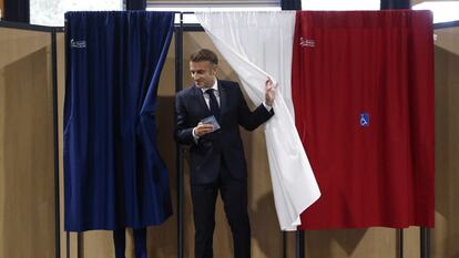 La segunda vuelta de las elecciones legislativas en Francia, en imágenes