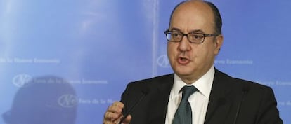 El presidente de la Asociación Española de Banca (AEB), José María Roldán.