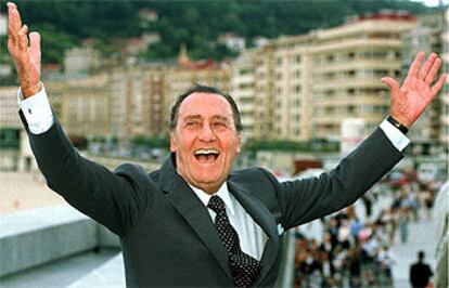 Imagen de archivo de Alberto Sordi, durante un homenaje en el Festival de San Sebastián.