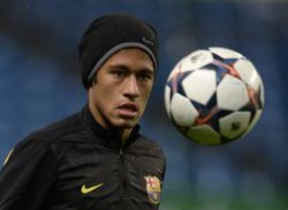 El jugador del Barcelona Neymar.