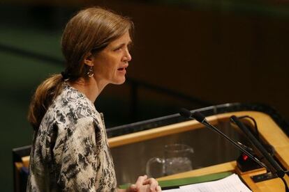 La embajadora estadounidense Samantha Power.