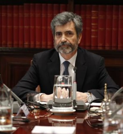 Carlos Lesmes, presidente del CGPJ.