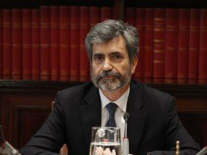 Carlos Lesmes, presidente del CGPJ.