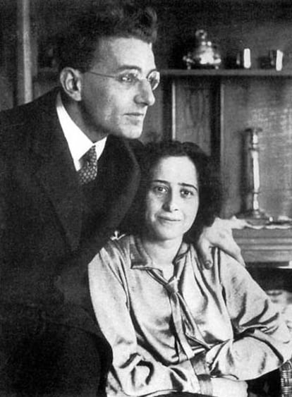 Günter Stern y Hannah Arendt, hacia 1929, cuando aún eran matrimonio.
