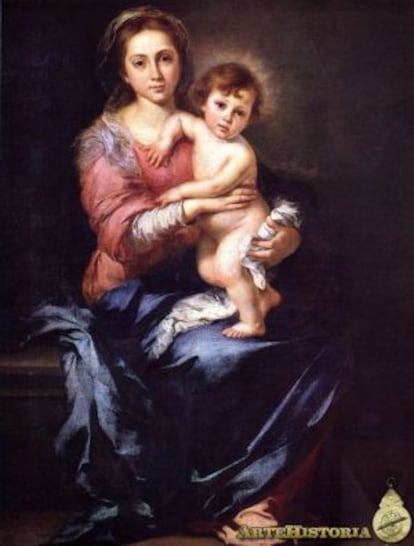 La Verge i el nen Jesús, segons Murillo.