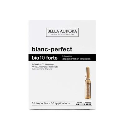 Bella Aurora Bio10 Tratamiento Despigmentante Facial Intensivo en Ampollas, para las manchas. Compra por 28,70€ en Amazon.