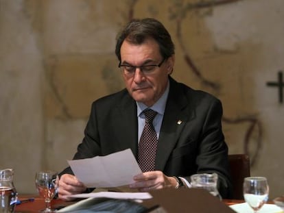 El presidente de la Generalitat, Artur Mas.