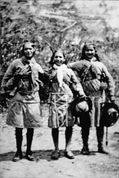 As cangaceiras Nenê, Maria Jovina e Durvinha. 