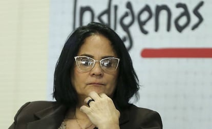 A ministra Damares Alves.