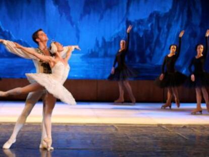 Una escena de 'La bella durmiente', interpretada por el Usmanov Classical Russian Ballet. 