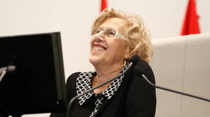 La alcaldesa de Madrid, Manuela Carmena.