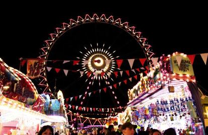 La noria es la atracción estrella del Volkfest de Núremberg.