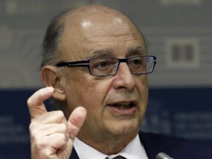 El ministro de Hacienda en funciones, Crist&oacute;bal Montoro.