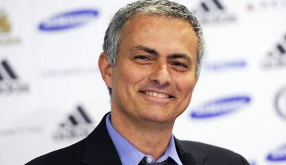 Mourinho, durante su presentación como entrenador del Chelsea. 