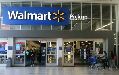 Una sucursal de la tienda Walmart en Ciudad de México, en 2020.