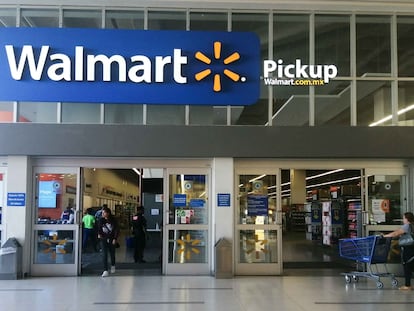 Una sucursal de la tienda Walmart en Ciudad de México, en 2020.