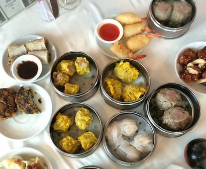 Platos del restaurante Lung Fung en Panam&aacute;