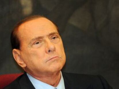 Silvio Berlusconi, el pasado 1 de febrero, en el Parlamento italiano.