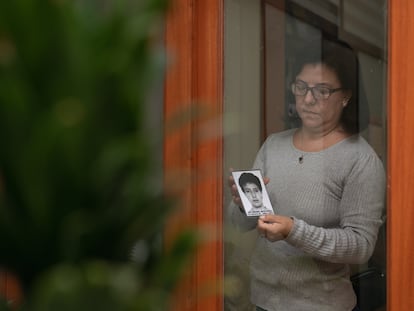 Gisela Ortiz, hermana de uno de las estudiantes desaparecidos del caso La Cantuta, en Lima, Perú el 18 de Mayo de 2023.