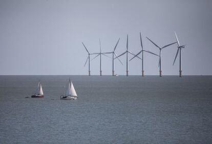 El 0,7% del consumo eléctrico de Europa procede ya de parques eólicos marinos.