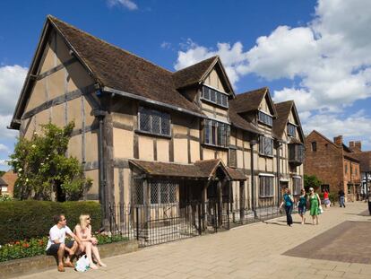 La casa natal de Shakespeare, en Stratford-upon-Avon (Reino Unido). 