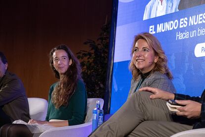Carlota Pi y Nieves Segovia, durante su intervención en el B Good Day
