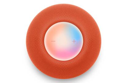 Nuevo HomePod Mini en color rojo.