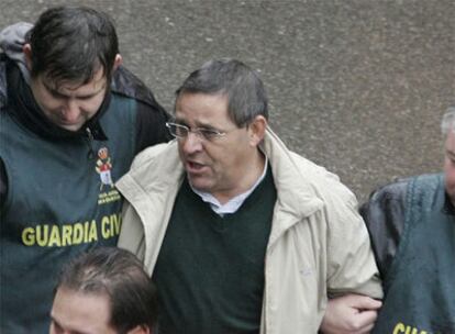 José María Solís, cuando fue detenido por la Guardia Civil el pasado lunes.