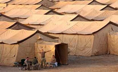 Un campamento de apoyo a la Operación Libertad Duradera. Ni el lugar ni la fecha de la foto han sido difundidos por la Fuerza Aérea de EE UU.