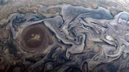 Imagen de Júpiter captada por 'Juno'.
