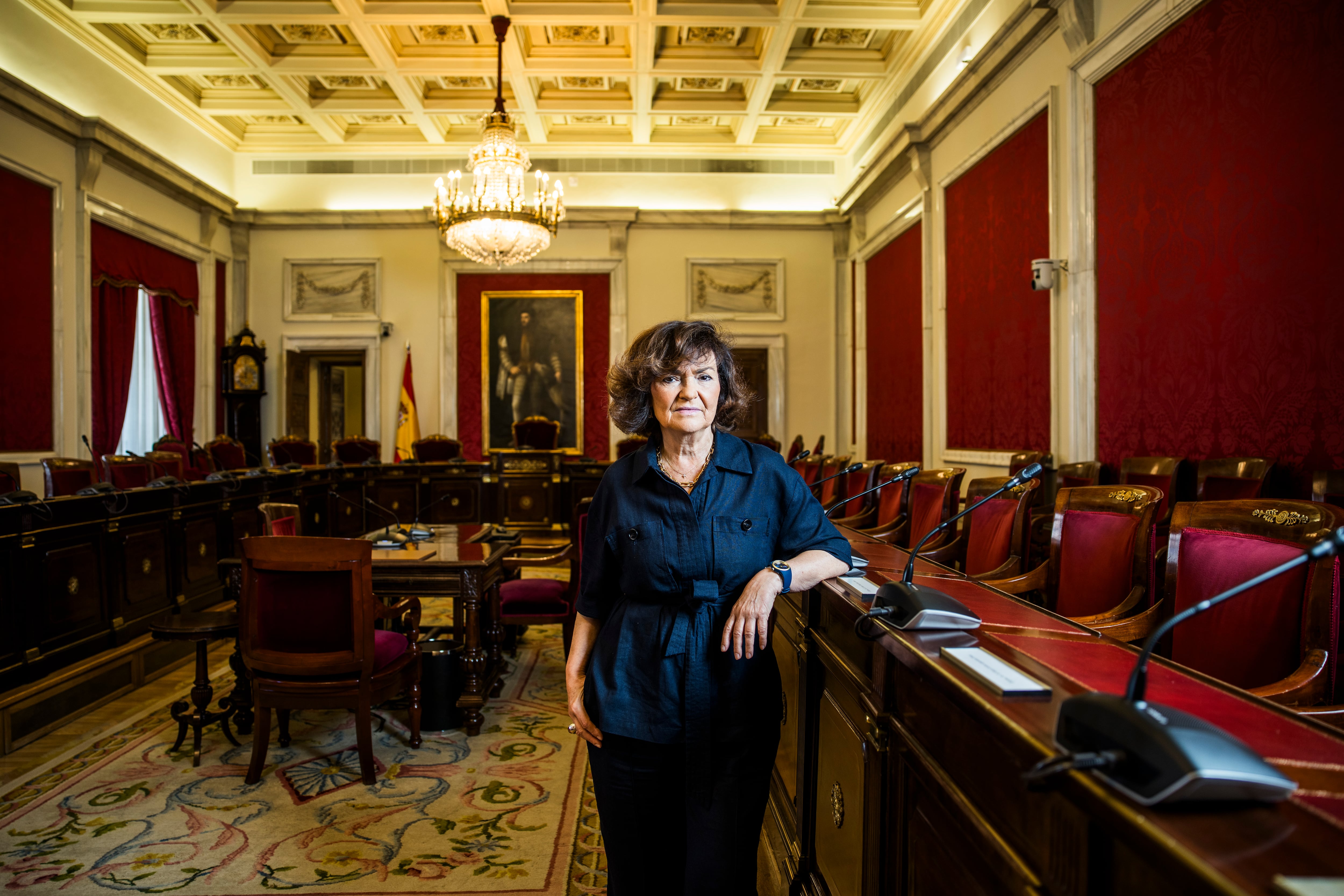 Carmen Calvo, presidenta del Consejo de Estado: “El sueldo de expresidente tendría que ser suficiente porque el honor del cargo es inmaterial”