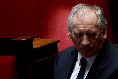 El primer ministro francés, Francois Bayrou, antes de la votación del presupuesto.