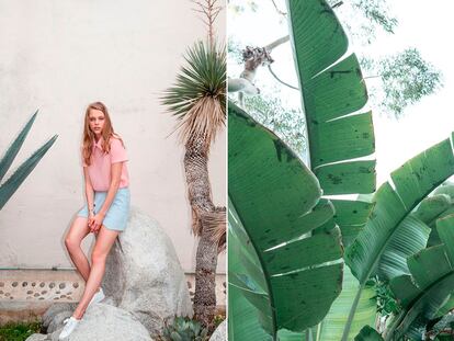 ¿Ropa? Lo que triunfa en las campañas de moda son las plantas