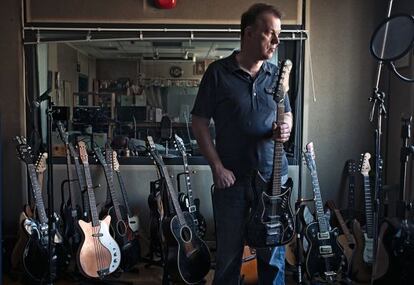 Collins en el West Heath Studio, lugar donde ha grabado su último disco.