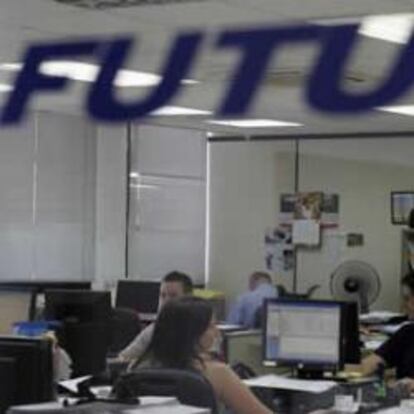 Trabajadores de Futura en una de sus oficinas.