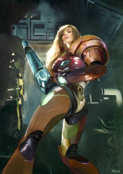 'Fan-art' de la heroína de la saga 'Metroid', Samus Aran.