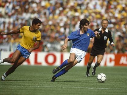 Brasil contra en Italia en el Mundial de España 82. Tal vez el mejor partido de la historia del fútbol.