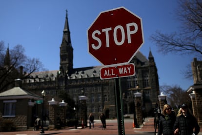 Campus de la Universidad de Georgetown en Washington (EE UU).