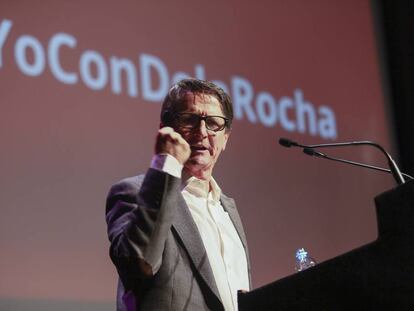 Manuel de la Rocha presenta su candidatura a las primarias del PSOE para la alcaldía de Madrid en el Circulo de Bellas Artes.
 