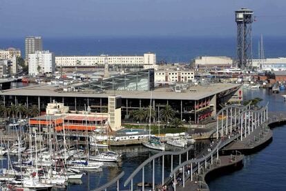 El centro comercial y de ocio Maremagnum, en Barcelona. 