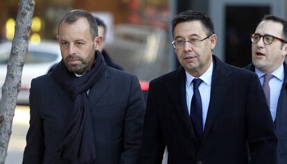 Rosell i Bartomeu es dirigeixen als jutjats.