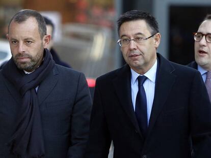 Rosell i Bartomeu es dirigeixen als jutjats.