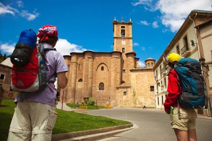 El monasterio de Santa María la Real, en Nájera (La Rioja).